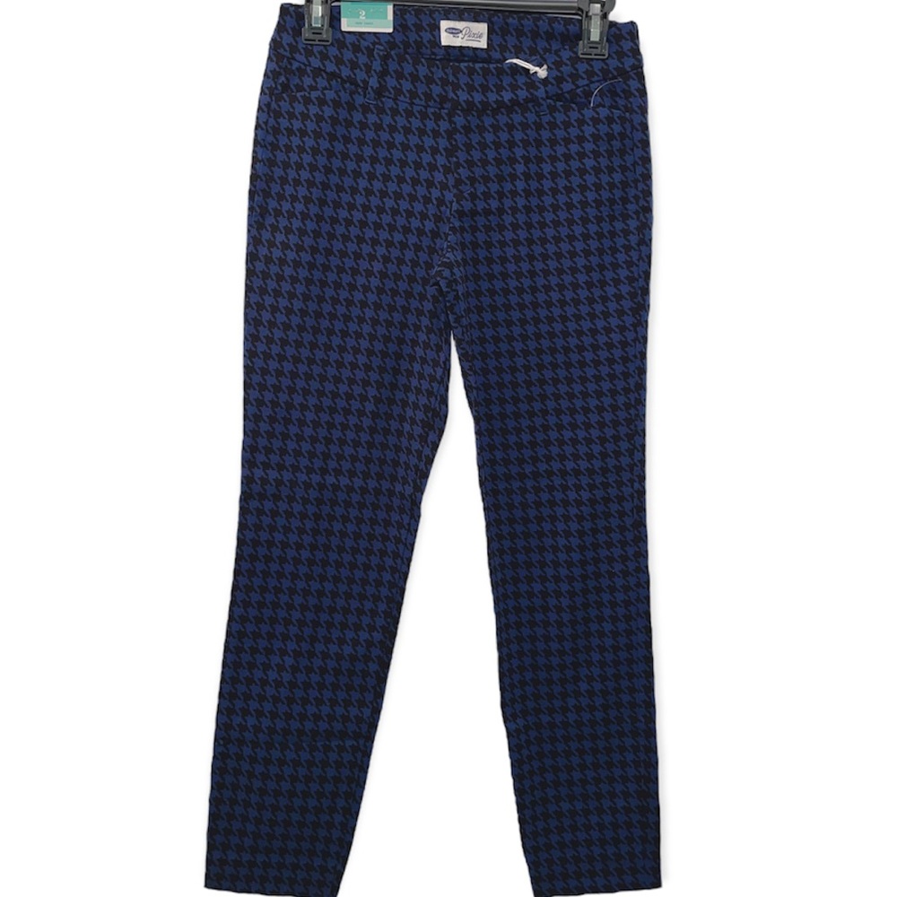 Old Navy NWT Houndstooth The Pixie Ankle Pant Houndstooth Sz 2